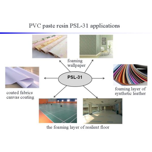 PSL 31 PVC Paste Resin Low Viscosity Foaming Speciality Paste Pvc Resin For Flooring