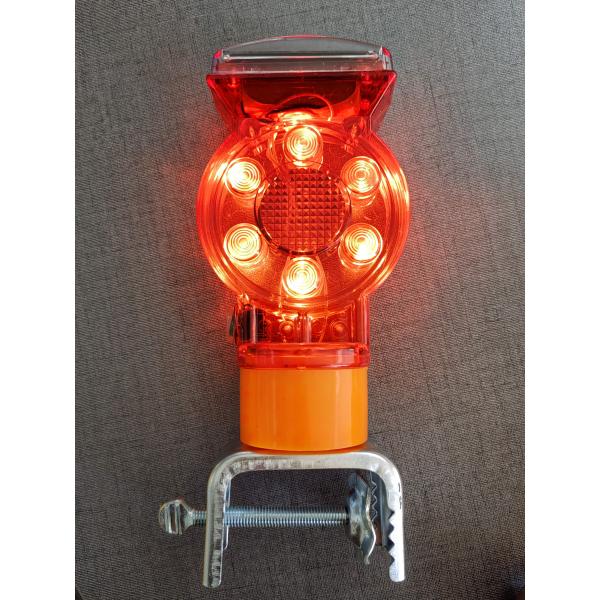 Led Solar Traffic Road Barricade Warning Light / Solar Safety Led Traffic Flashing Warning Lights