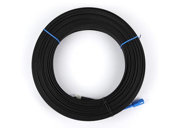 Outdoor 1 Core GJYXFCH Self Supporting Fiber Optic Cable ISO9001 Certified