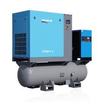 20hp 15kw Laser Cutter Combiné Compresseur d'air rotatif à vis portable avec sécheur