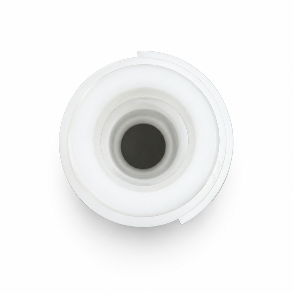 Custom CNC Turning PTFE Nozzle, High Temperature Corrosion Resistant Plastic Component | Chenrong Precision