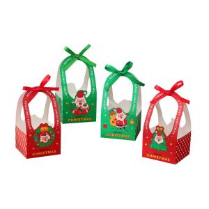 Boîtes cadeaux de Noël portatives sur mesure en carton