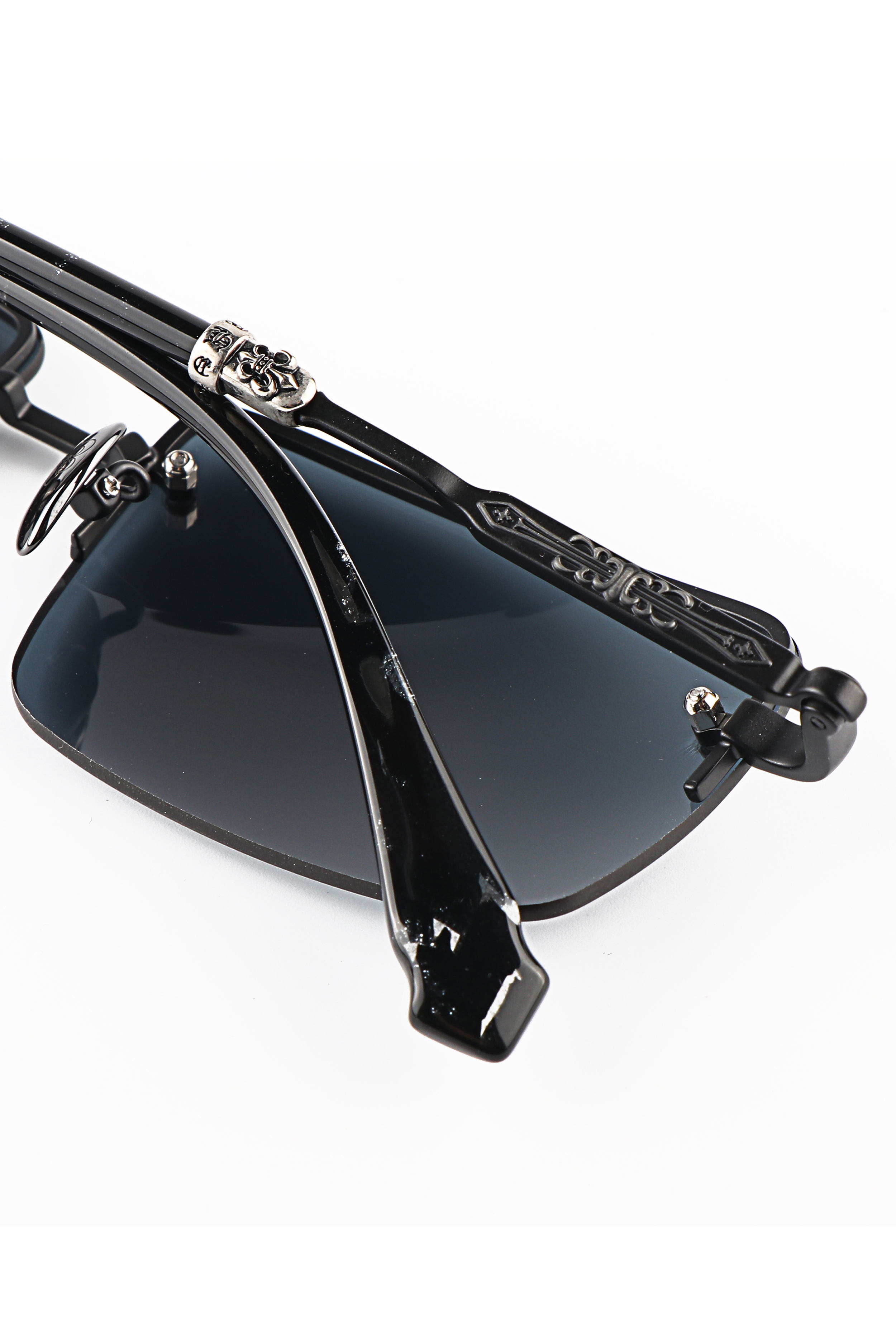 Light Custom Manufacturer Trendy 2025 Borderless Square Top Brands protection Big Ladies High Quality Sunglasses Frame for Men