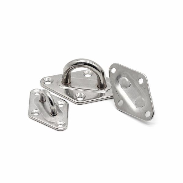 New Stainless Steel Eye Plate Locks Marine Eye Plates 316 304 Corrosion Resistance