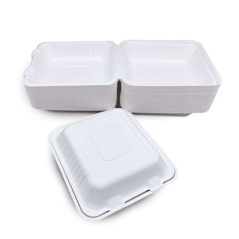 Sugarcane Lunch Box Biodegradable Compostable Food Container for Estimated Delivery Time