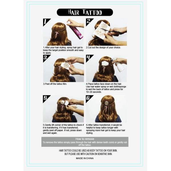 Hair Style Hair Tattoos for Pursuit of Beauty