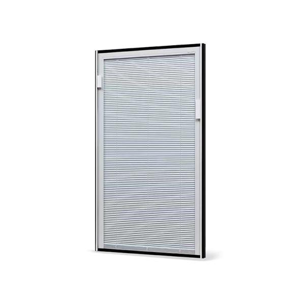 Fire Safety Double Glazed Aluminum Hollow Integral Blinds Between Glass Sliding Windows Magnet Controller Shutters