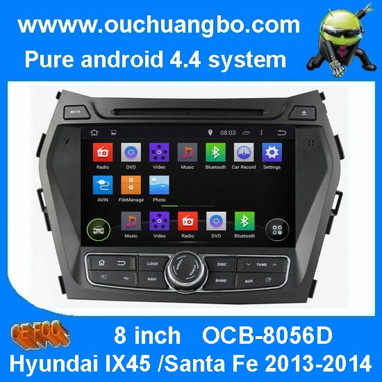 Ouchuangbo Car GPS Navi DVD Stereo for Hyundai IX45 /Santa Fe 2013-2014 Android 4.4 Radio Bluetooth iPod OCB-8056D