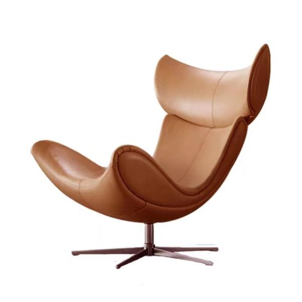 PU Leather Lounge Leisure Lazy Sofa Chair 1050mm Height  Sophisticated