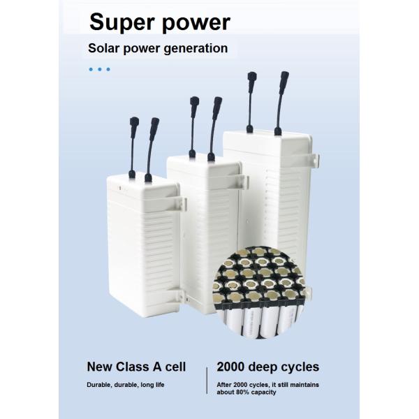 Customized 12V 24V Lithium Battery Pack for Solar Street Light Security Monitoring System