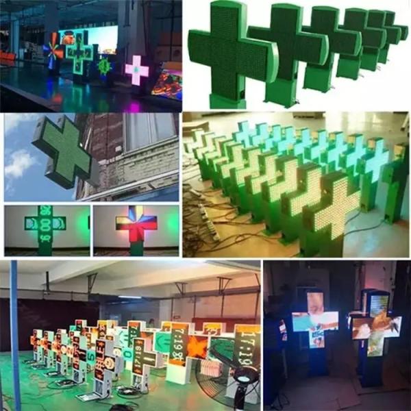 Full Color SMD Outdoor LED Cross Screen With IP65 Level High Brightness