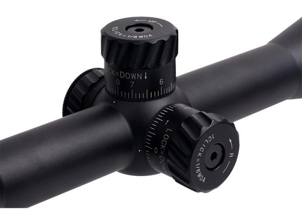 Tactical Hunting 4-14x40 AOE Scope With Red / Green / Blue Illuminated Mil - Dot Reticle 1/8 MOA