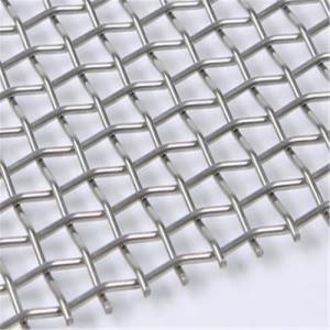 Corrosion Resistant Galvanized Crimped Wire Mesh with Square Hole and 1-30m Length for BBQ and Mining