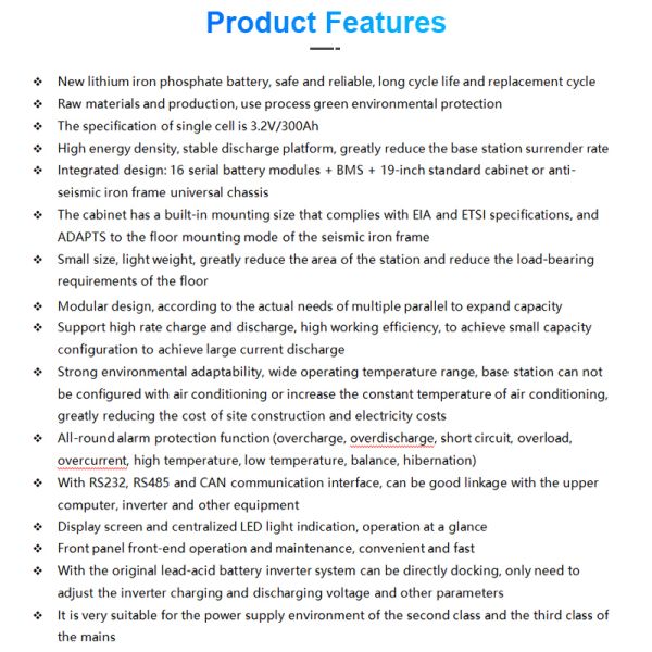 GBS 51.2V 300Ah LiFePO4 Split Rack-Mounted Battery Case Kit CAN Communication BMS 6000 Cycles 10-15KWH Output 5-Year Warranty