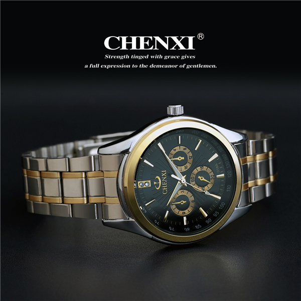 T018A6 Quartz Stainless Steel Back Watch Water Resistant Watches 3ATM Gold Quartz Watch