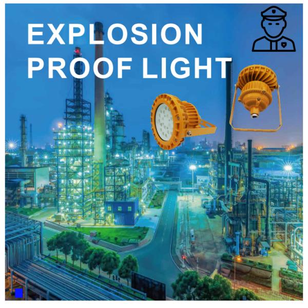 Atex Industrial Workshop 60W/80W IP66 Special Chemical Plant Lighting Waterproof LED Explosion Proof Light