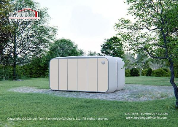 8m Glass Inflatable Capsule House Glamping Tents For Stores