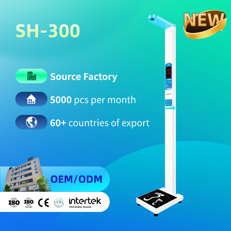 Health Height Weight Measurement BMI Electronic Weighing Scale with Printer