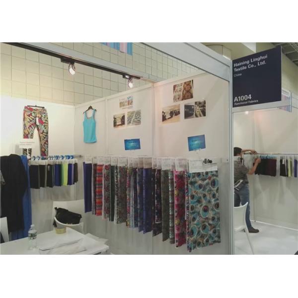 Athleisure Lightweight Nylon Fabric , Solid Colors Nylon Cloth Fabric