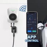 Type de boîte de mur de chargeur de la voiture électrique EV de station de charge du niveau 2 EV - 2 J1772 7KW Wallbox