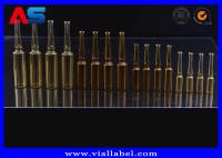 Sterial aumenta a garrafa ambarina da injeção intramuscular da ampola dos tubos de ensaio de vidro de 10ml 1ml 2ml