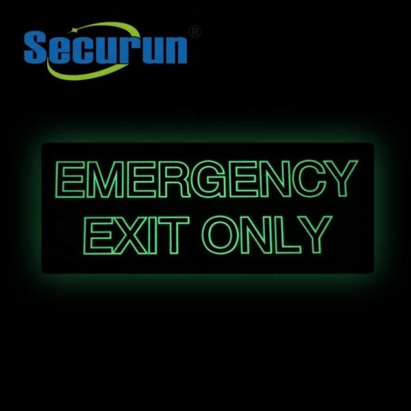 Hotel Emergency Evacuation Symbols Exit Signs For Safety Escape In The Dark