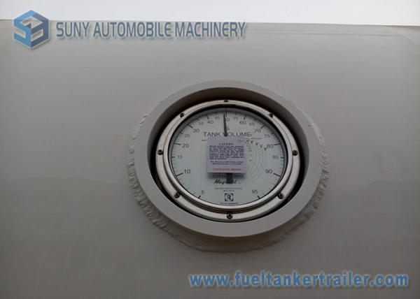 58500 liters tri-axle LPG tank trailer 24.5MT , LPG gas tanker semi trailer