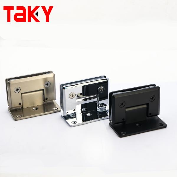 Stainless Steel 304 Glass Shower Hinge with Chrome Plate Finish for 8-12mm Glass Thickness