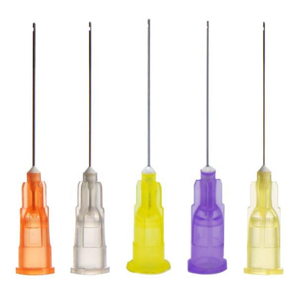 16G / 18G SJ Manufacturer Dental Use Paste Irrigation / Application Needle Ultra Fine Tip