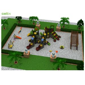 3-15 Children Amusement Playground Park Design LLDPE Outdoor Big Plastic Slide Anti UV
