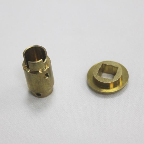 As peças de trituração de alumínio de cobre do CNC para a porca, CNC de alumínio prático fizeram à máquina as peças