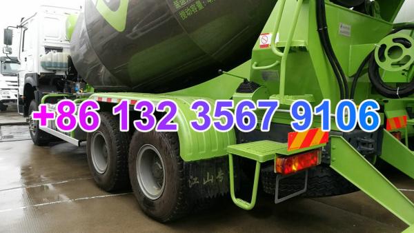 8CBM 9CBM 10 CBM HOWO Chassis 6x4 HJS5256GJBHA Cement Mixer Truck For Bolivia