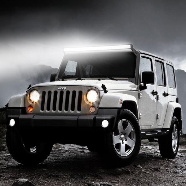 54 Inch 300 w 12v / 24v Jeep Off Road LED Light Bar With 24 Months Warranty