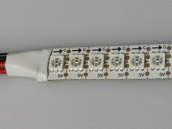 DC5V LED Flexible Strip Lights HD107s 30 60 144 Pixels Per Meter 10mm PCB Width