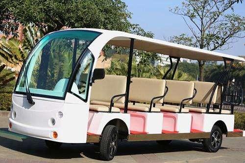 Veículos elétricos do turista com 14 assentos, ônibus Sightseeing elétrico a pilhas