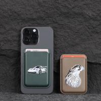 25 couleurs Magsafe Portefeuille magnétique porte-carte personnalisable pour iPhone