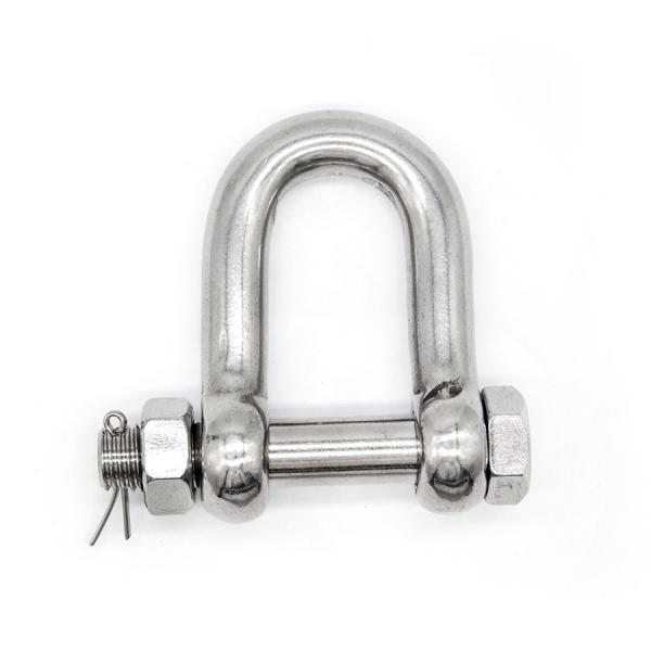 Bow Anchor Shackle With Safety Bolt And Nut Pin