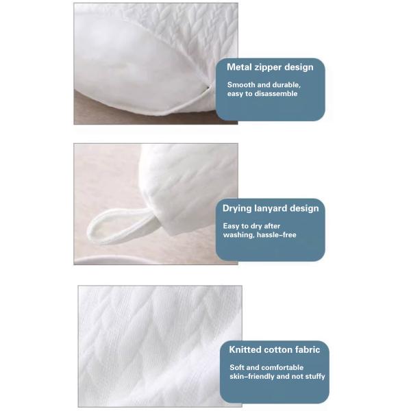 Upgrade Your Sleep Experience with Our 600TC Thread Count Knitted Cotton Massage Pillow