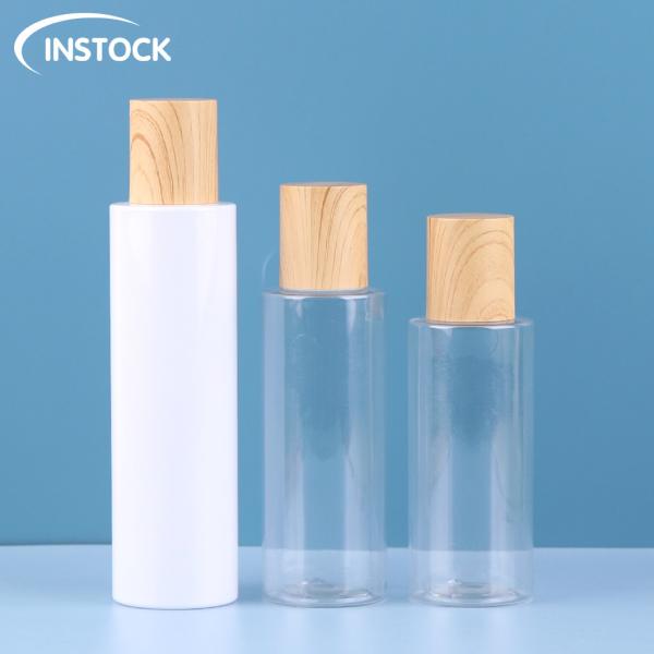 Square Plastic Cosmetic Bottle 100ml 120ml 150ml PET Skincare Lotion Bottle
