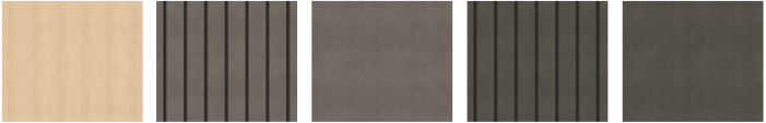 Waterproof Elastic IXPE PVC Grille Panel Wood Grain For School Decor
