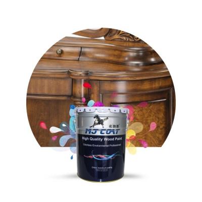 Non Toxic Oil Base Transparent PU Wood Paint For Interior Decoration