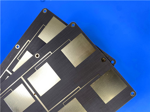 2-Layer F4BME217 PCB 1.0mm Core PTFE laminate with Bare Copper Finish for RF and microwave
