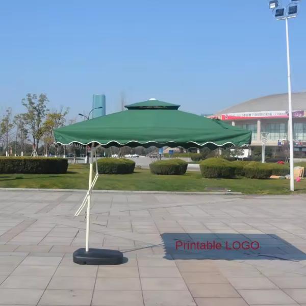 Outdoor Patio Garden Sunshade Umbrella with Big Wrench Banana Design and Sun Protection