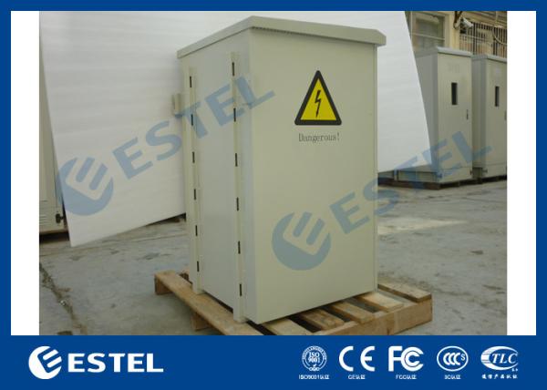 Waterproof Sandwich Structure Outdoor Wall Mounted Cabinet With Telecom Power System And Battery