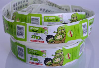 Custom printing self adhesive waterproof food drink juice bottle packaging sticker labels