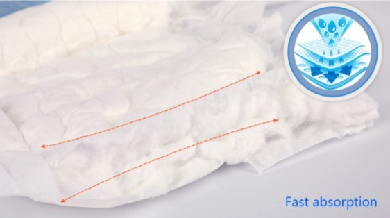 Unisex Super Dry Surface Day And Night Use Disposable Baby Diapers