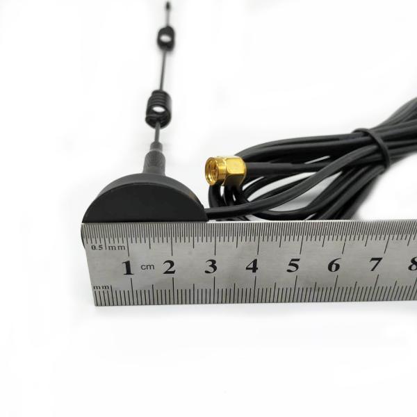 Omni Magnetic Base Antenna 5dbi High Gain SMA Male Connector 50W For Wireless