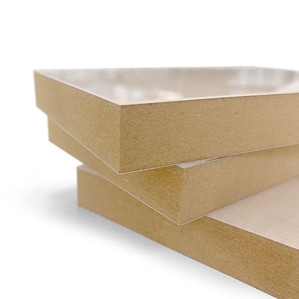 High Gloss White Melamine MDF Sheets Mirror Finish Luxury Series Anti Fingerprint