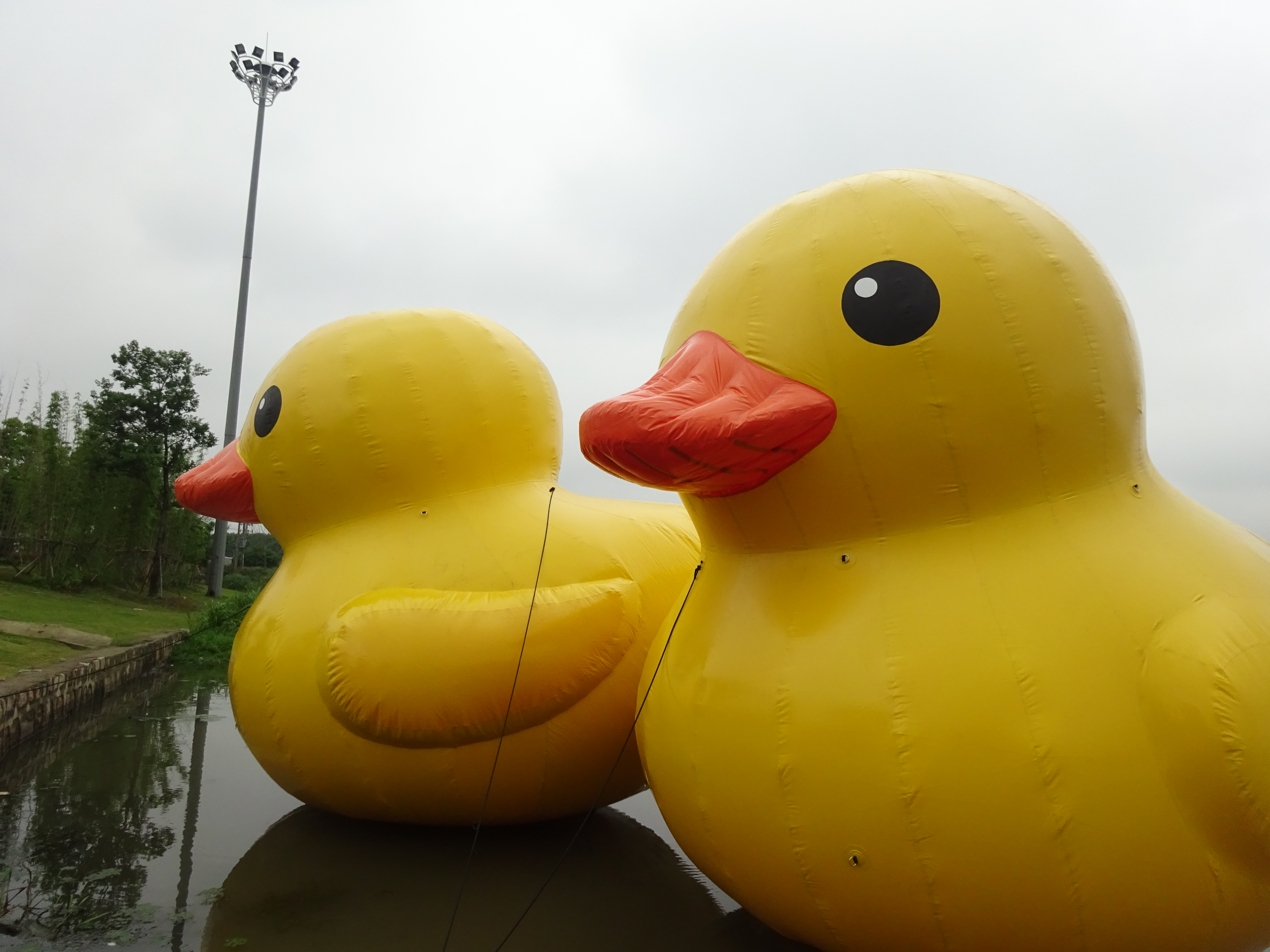 Hot Sell Big Yellow Rubber Duck Cartoon Model for Inflatable Advertising/ Funny Inflatable Toys for Kids/Inflatable Cartoon