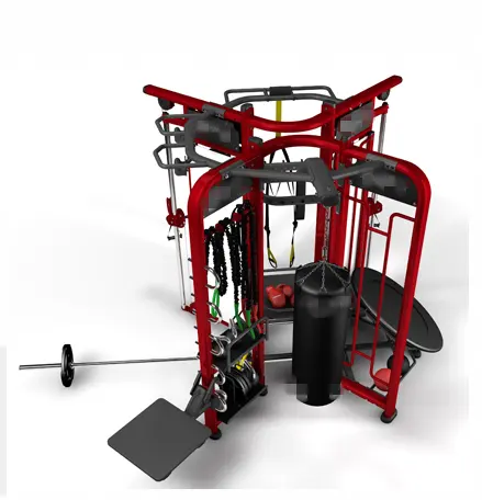 Gym Machine Weightlifting Pull up Eight-door Comprehensive Trainer Multifunction Squat Rack